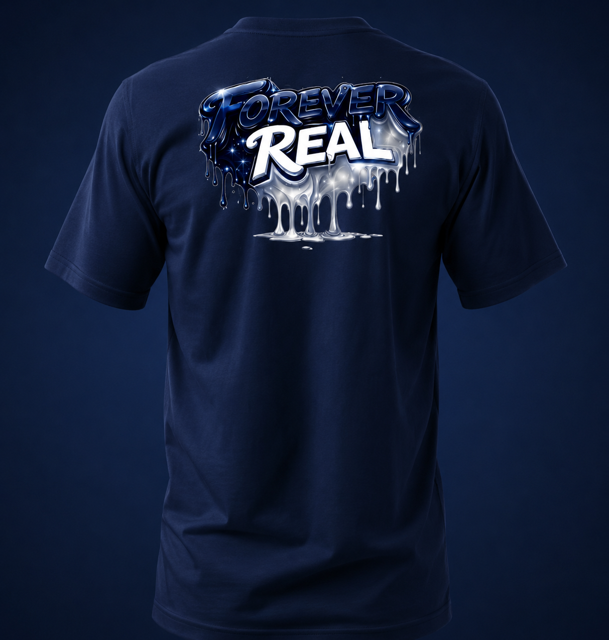 T-shirt limited addition blue and white