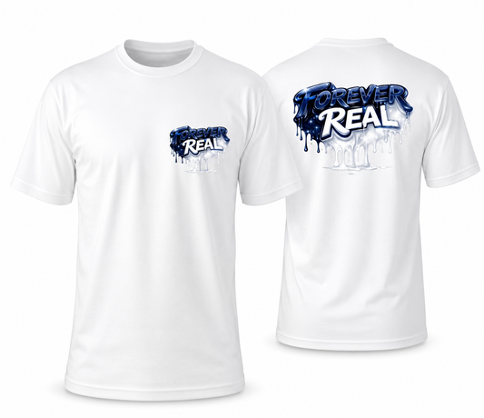 T-shirt limited addition blue and white